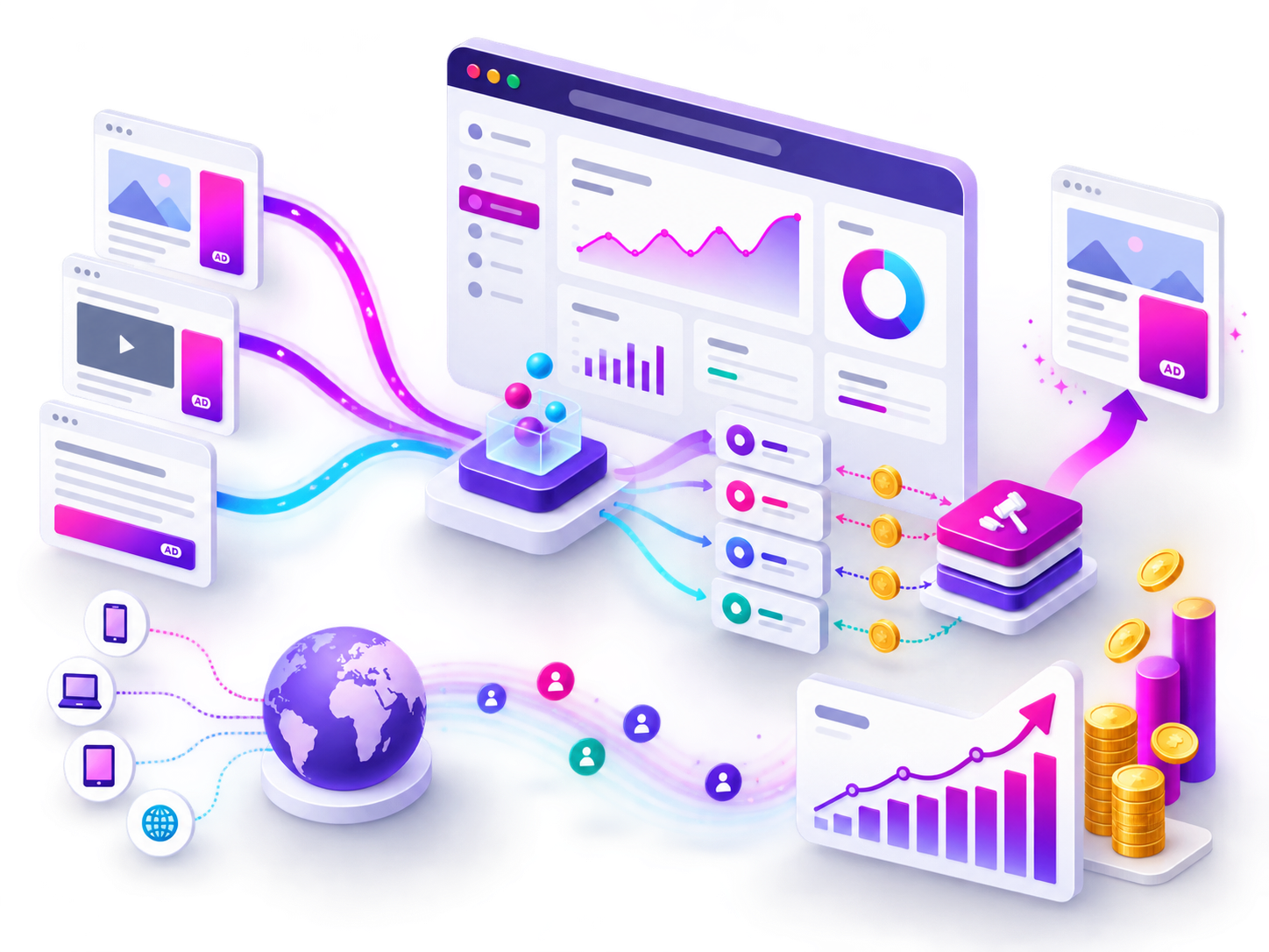 Cloud Media Group publisher monetization dashboard