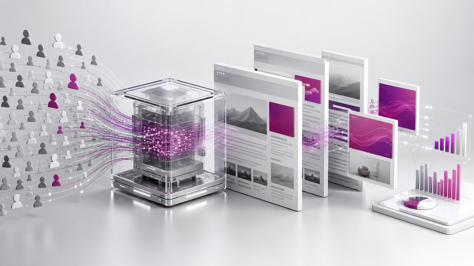 AI-created visualization of Display Ads technology